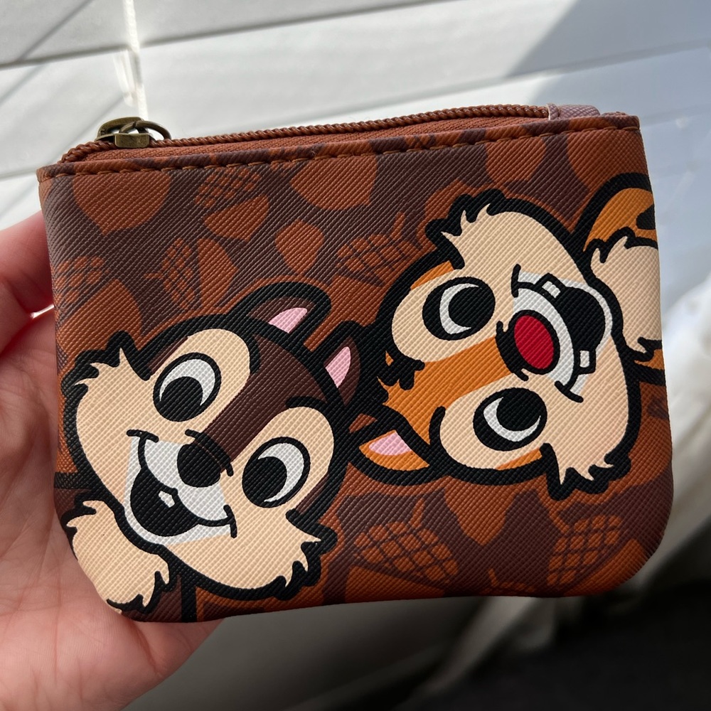 Loungefly Disney Chip N Dale Acorn Coin Purse